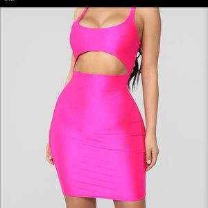 Cut to the chase mini dress